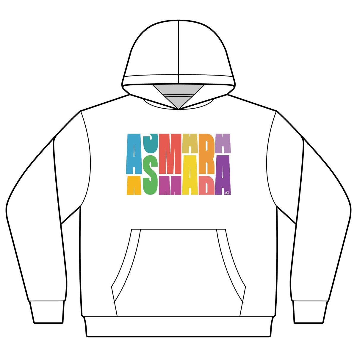 Asmara Color Youth Hoodie